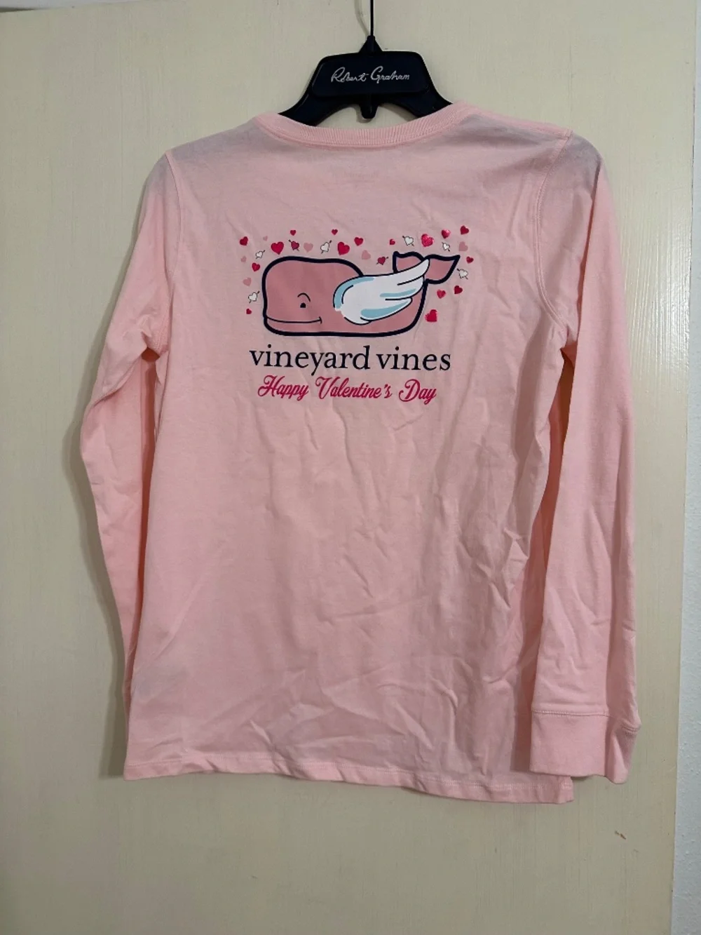 Girls Pink Valentines Day Shirt